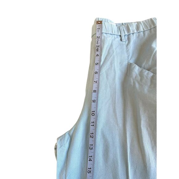 Christian Dior Actifs Pants Women's Blue Basic Casual Pull On Cropped Medium - Picture 9 of 11